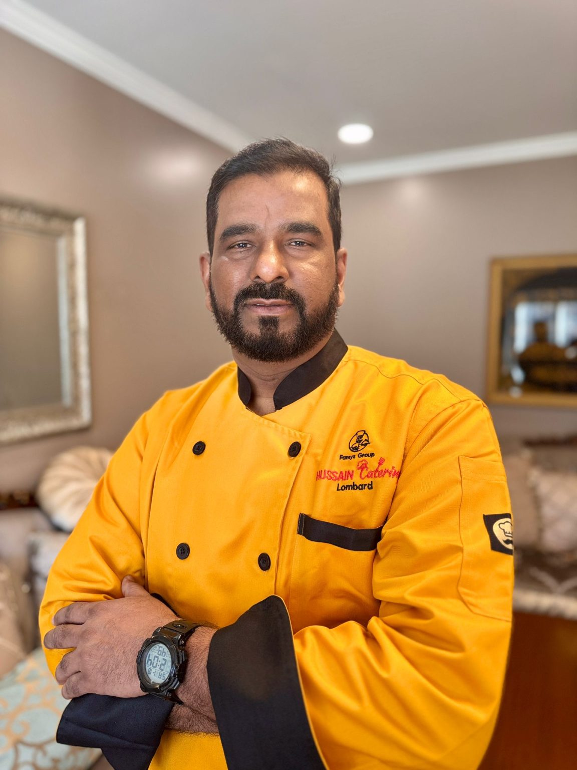 Chef in kitchen
