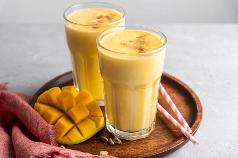 Biryani with Desi Drinks and Mango Lassi