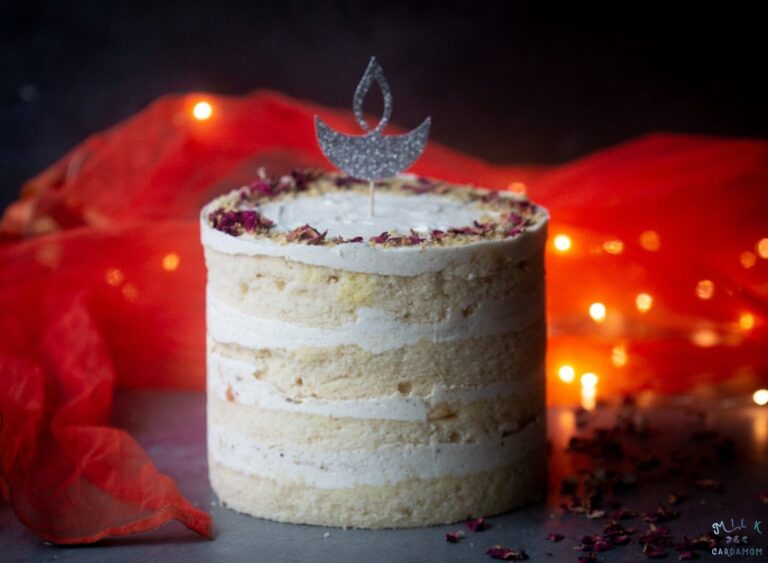 DIY Cake Decorations Using Indian Sweets and Spices 001