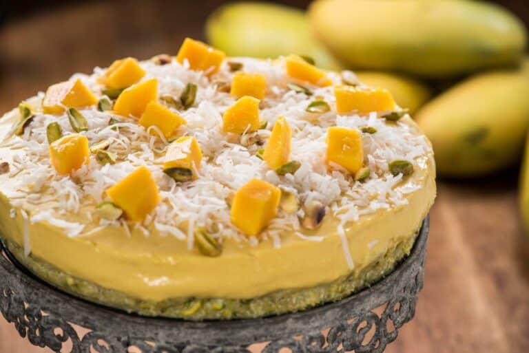 Mango Lassi Cheesecake – A Creamy Fusion Dessert