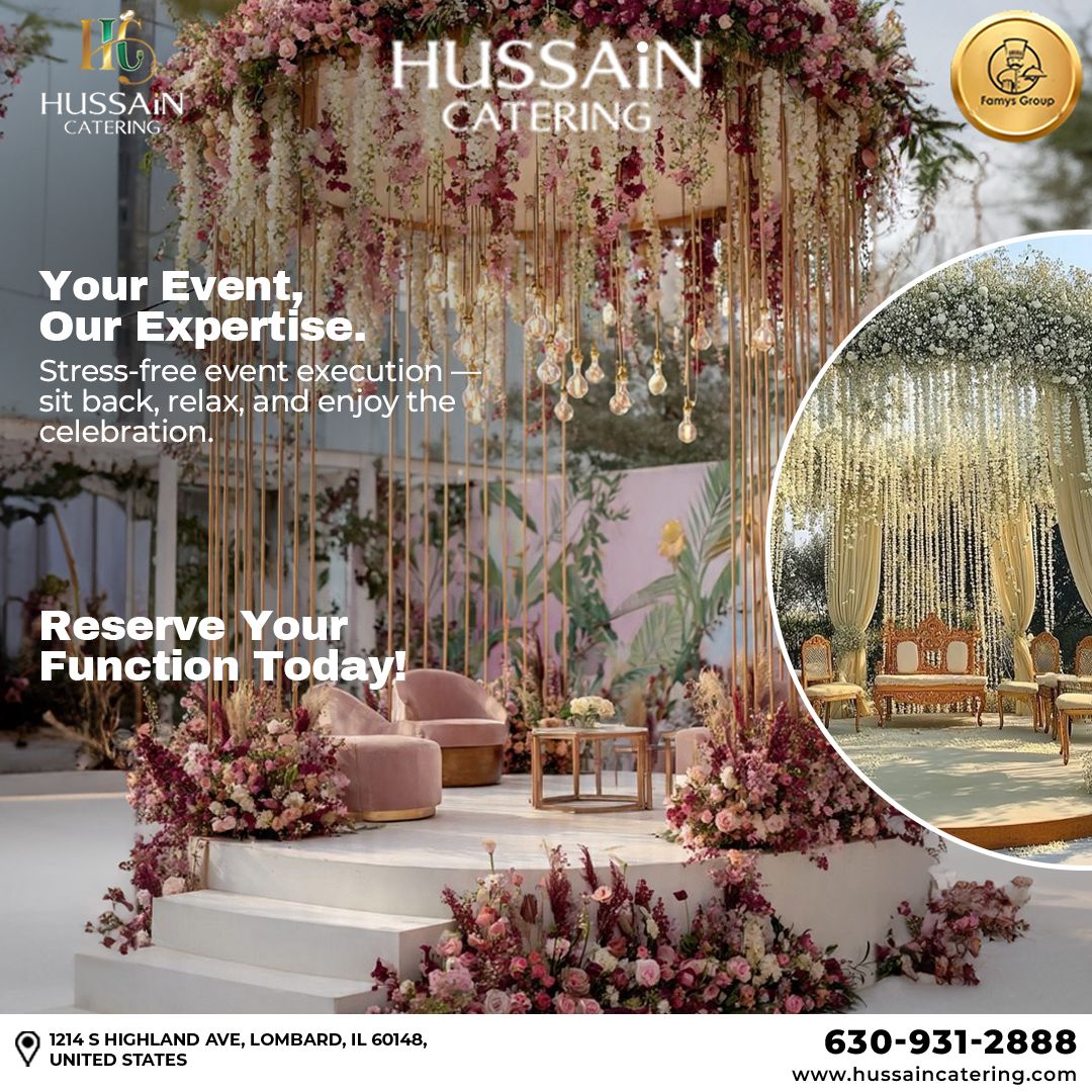 Hussain Catering Flyer