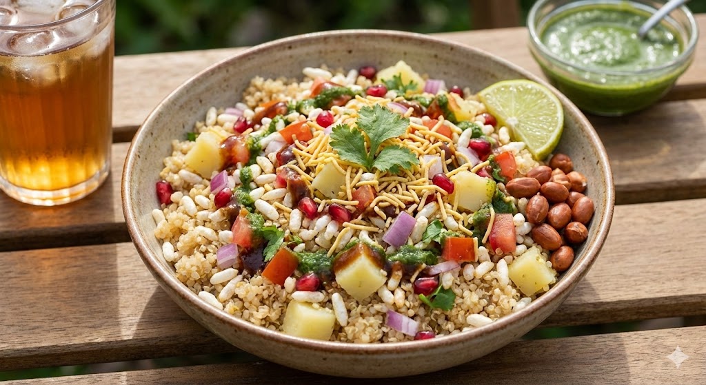 Bhel Puri with Quinoa for Health