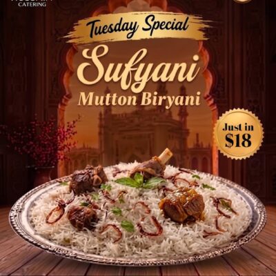 Sufyani Mutton Biryani-Tuesday Special