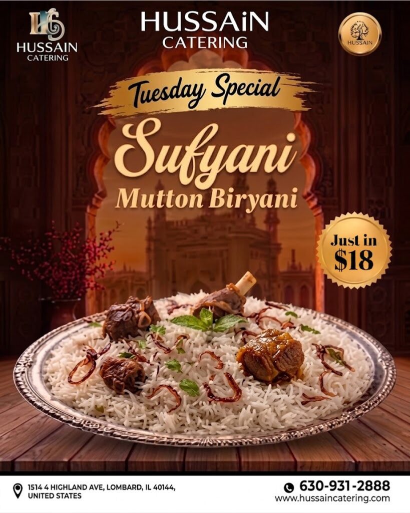 Sufyani Mutton Biryani-Tuesday Special